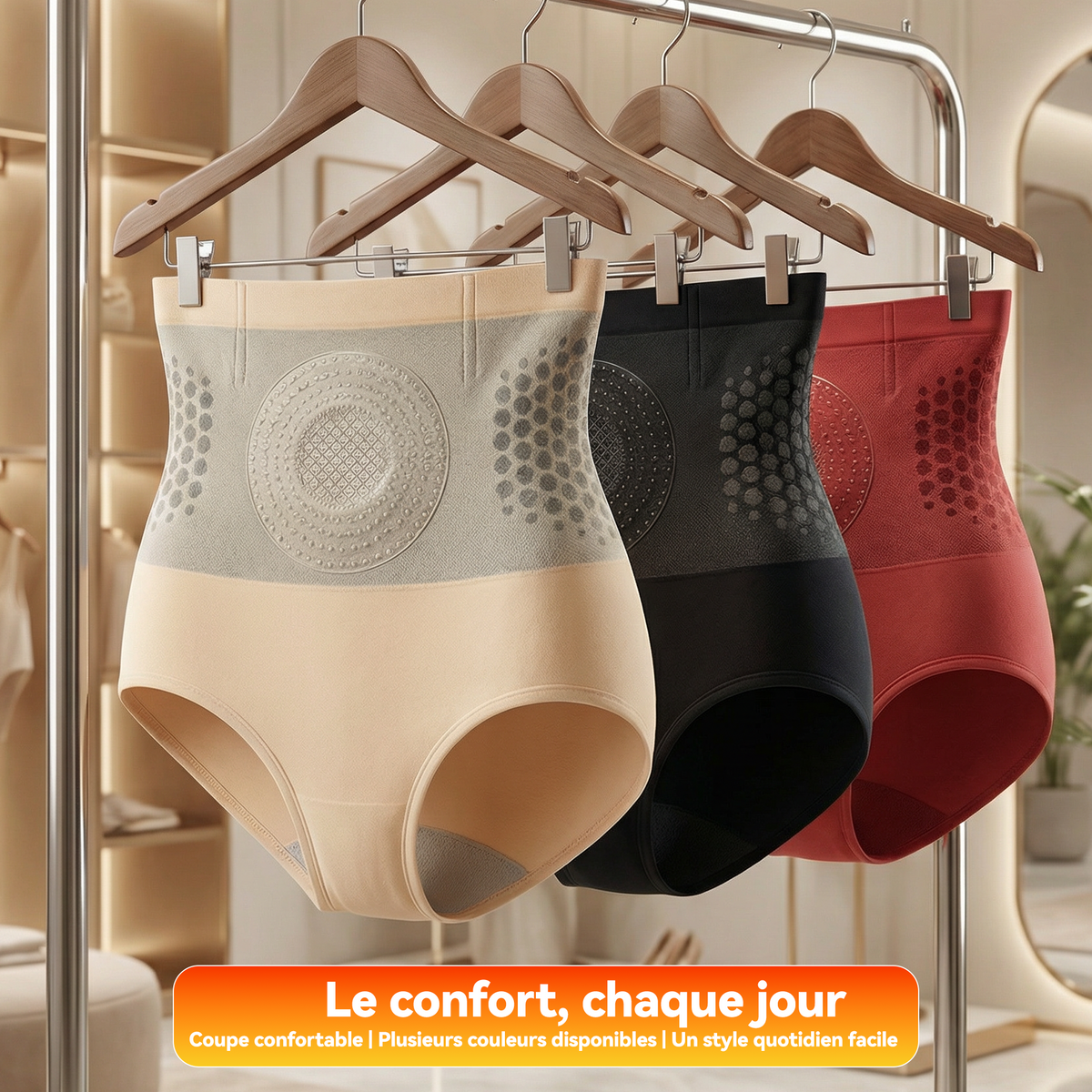 𝐌𝐨𝐫𝐢𝐧𝐠𝐚 & 𝐁𝐞𝐫𝐛𝐞𝐫𝐢𝐧𝐞 Short Sculptant et Brûleur de Graisse 4‑en‑1 aux Micro‑Particules🩷02