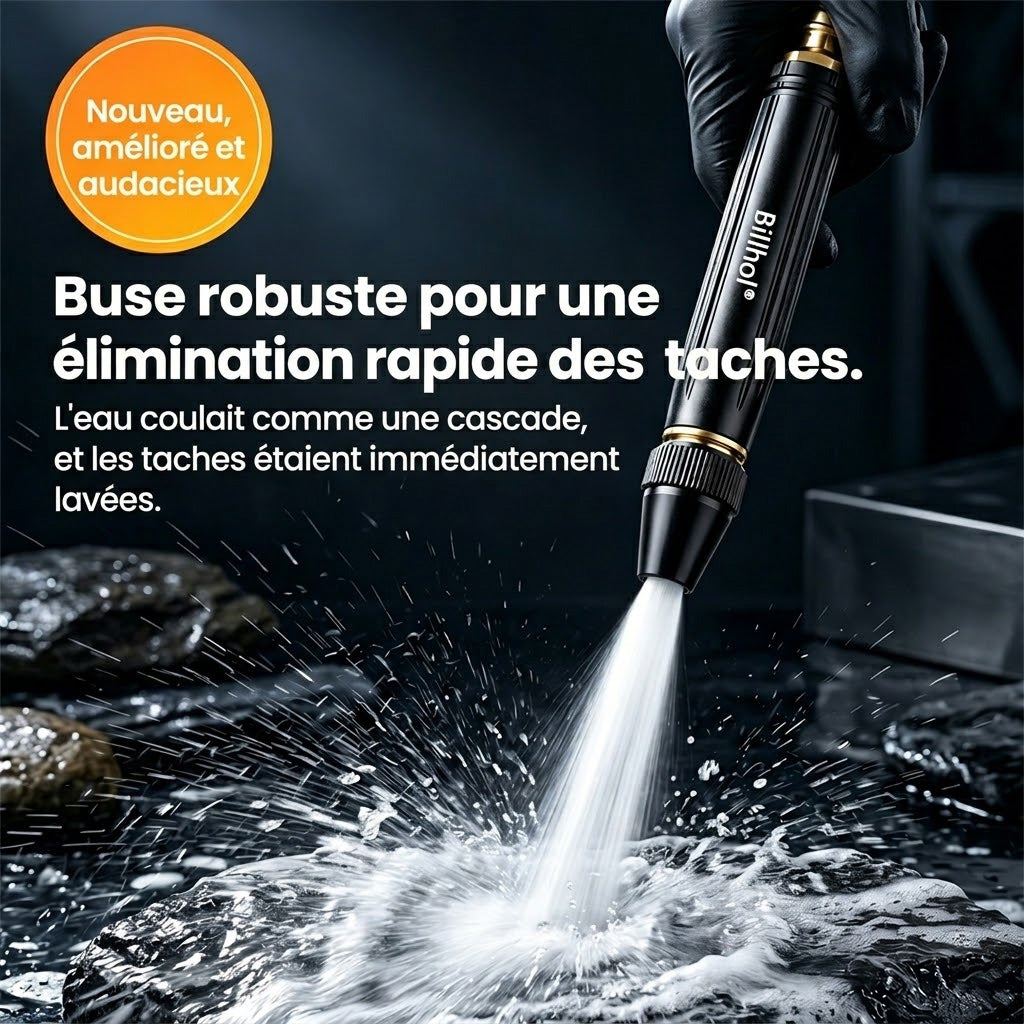 🎃50 % de réduction — Dernier jour丨Billhol® 🏆Pistolet à eau haute pression pour lavage de voiture à domicile, indispensable pour arroser les plantes et les légumes, ainsi que pour laver la voiture.🎃