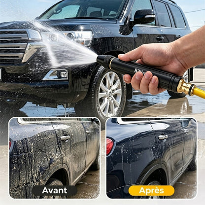 🎃50 % de réduction — Dernier jour丨Billhol® 🏆Pistolet à eau haute pression pour lavage de voiture à domicile, indispensable pour arroser les plantes et les légumes, ainsi que pour laver la voiture.🎃
