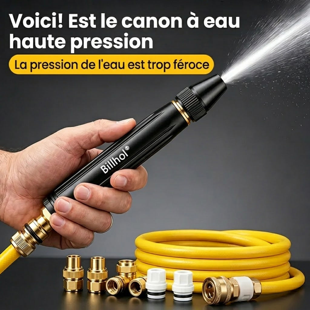 🎃50 % de réduction — Dernier jour丨Billhol® 🏆Pistolet à eau haute pression pour lavage de voiture à domicile, indispensable pour arroser les plantes et les légumes, ainsi que pour laver la voiture.🎃