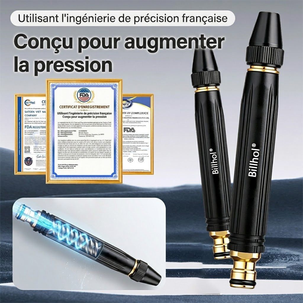 🎃50 % de réduction — Dernier jour丨Billhol® 🏆Pistolet à eau haute pression pour lavage de voiture à domicile, indispensable pour arroser les plantes et les légumes, ainsi que pour laver la voiture.🎃