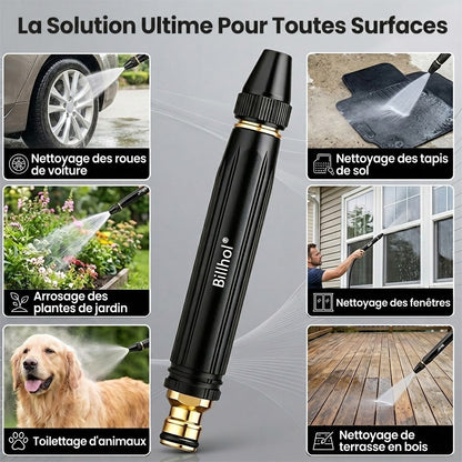 🎃50 % de réduction — Dernier jour丨Billhol® 🏆Pistolet à eau haute pression pour lavage de voiture à domicile, indispensable pour arroser les plantes et les légumes, ainsi que pour laver la voiture.🎃